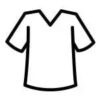 Bleached Unisex V-Neck T-Shirt